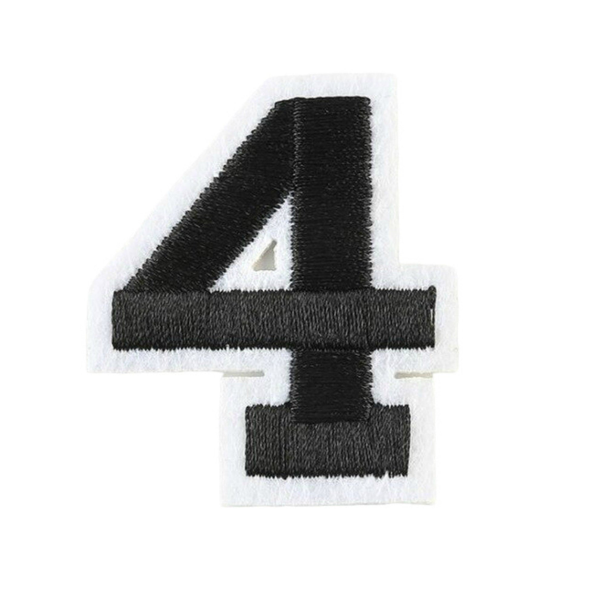 Varsity Number Iron On Patch - Minimum Mouse