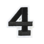Varsity Number Iron On Patch - Minimum Mouse