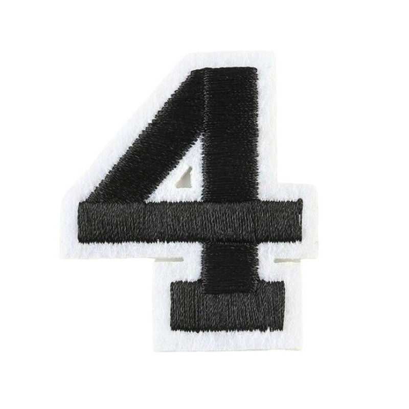 Varsity Number Iron On Patch - Minimum Mouse