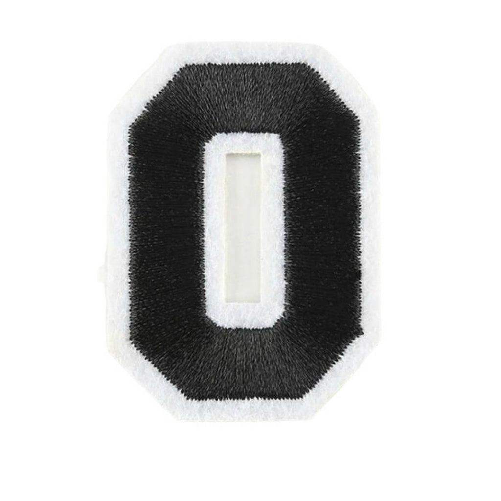 Varsity Number Iron On Patch - Minimum Mouse