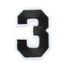 Varsity Number Iron On Patch - Minimum Mouse