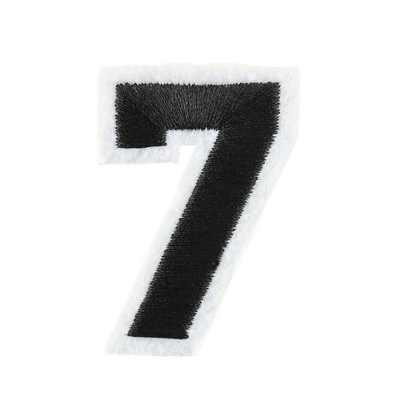 Varsity Number Iron On Patch - Minimum Mouse