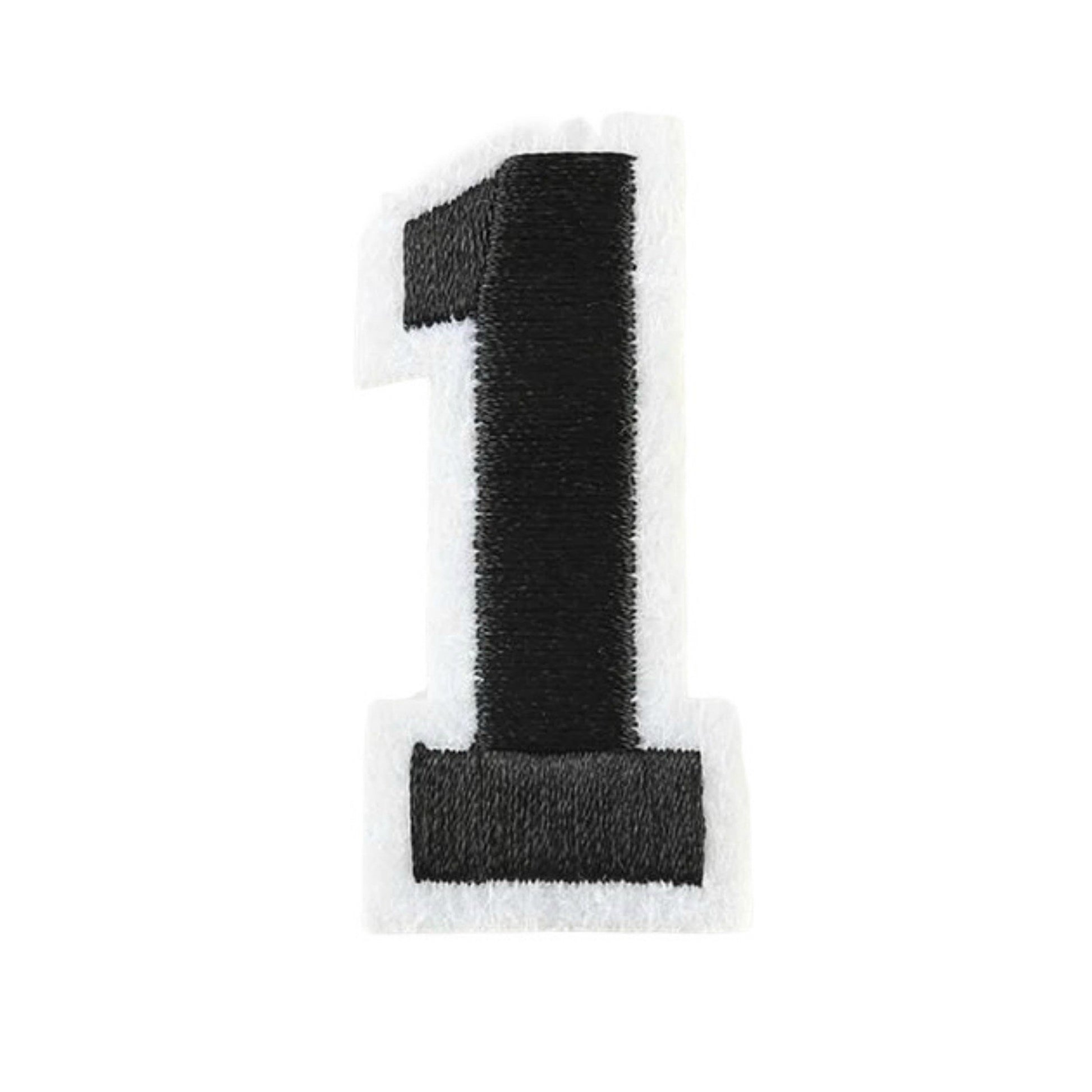 Varsity Number Iron On Patch - Minimum Mouse