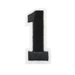 Varsity Number Iron On Patch - Minimum Mouse