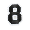 Varsity Number Iron On Patch - Minimum Mouse