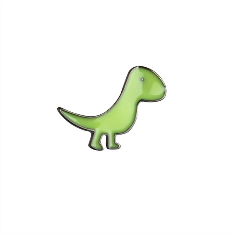 Velociraptor Cartoon Dinosaur Enamel Lapel Pin Badge - Minimum Mouse