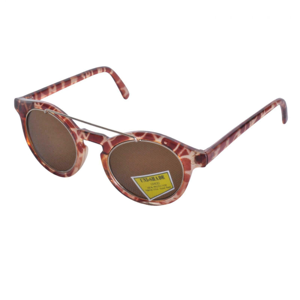 VINTAGE 1980s Deadstock Brow Bar Round Sunglasses - Minimum Mouse