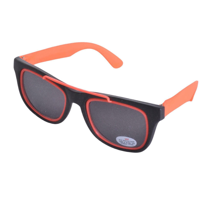 Vintage 1980s Deadstock Neon Rubber Wayfarer Sunglasses - Minimum Mouse