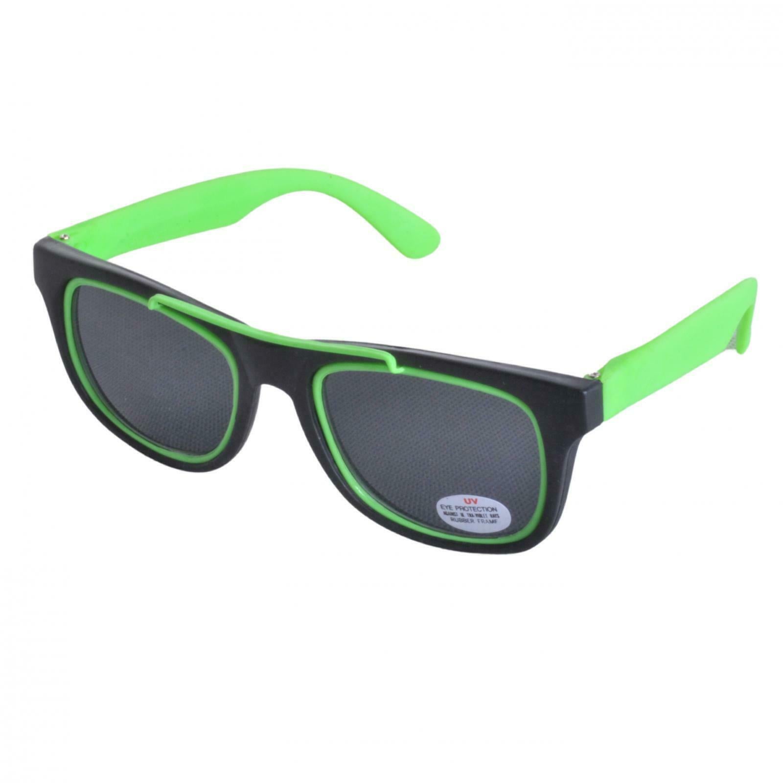 Neon wayfarer sunglasses top