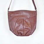 Vintage 70's Deep Burgundy Leather Shoulder Bag - Minimum Mouse