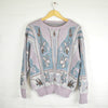 Vintage 80's Lilac Patterned Jumper - Minimum Mouse