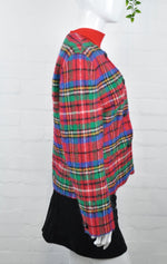 Vintage 80's Pendleton Red Tartan Jacket 12/14 - Minimum Mouse