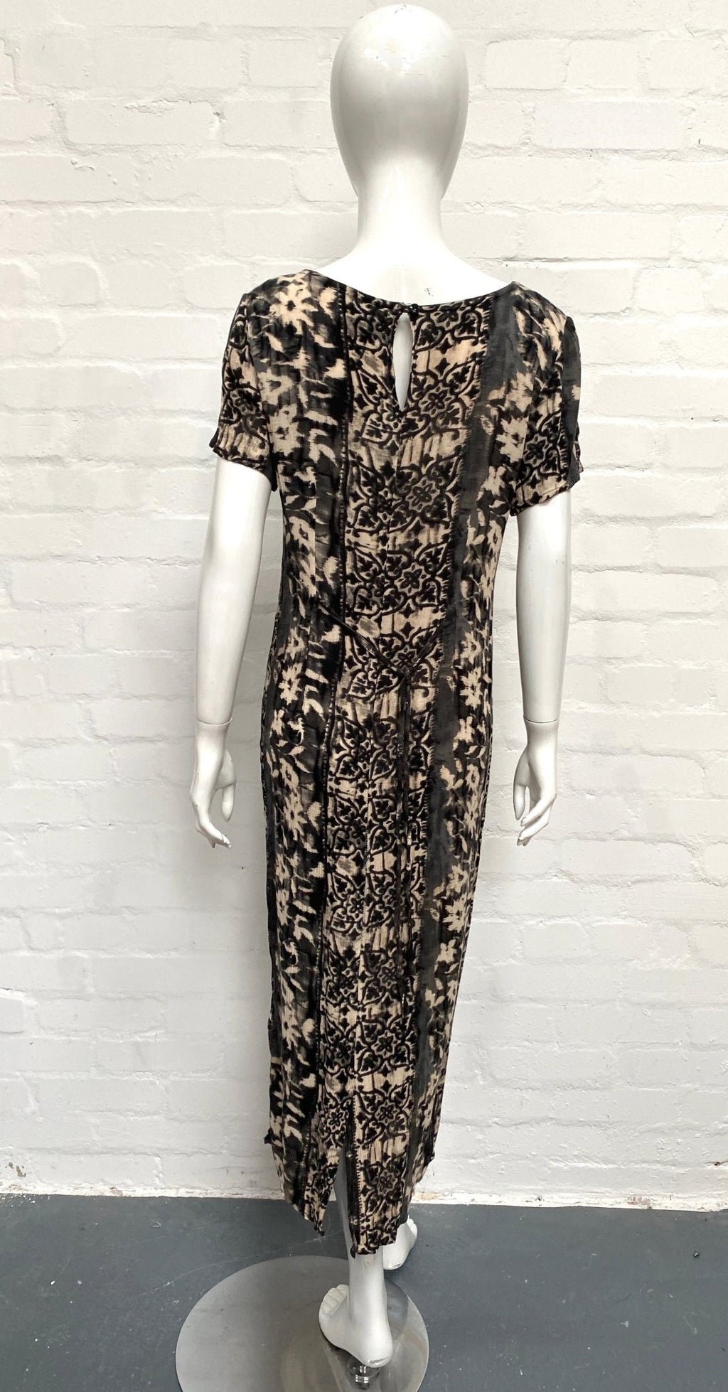 Vintage 90's Grey Tie Dye Midi Dress 10-12 - Minimum Mouse