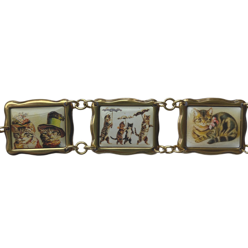 Vintage Cats Bracelet by Love Boutique - Minimum Mouse