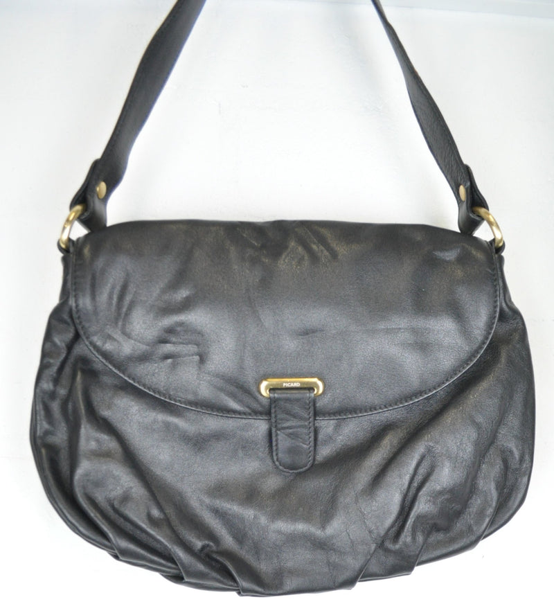Vintage Y2K Black Faux Leather Bag - Minimum Mouse