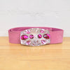 Vintage Y2K Pink Gemstone Trim Belt by Esprit - Minimum Mouse