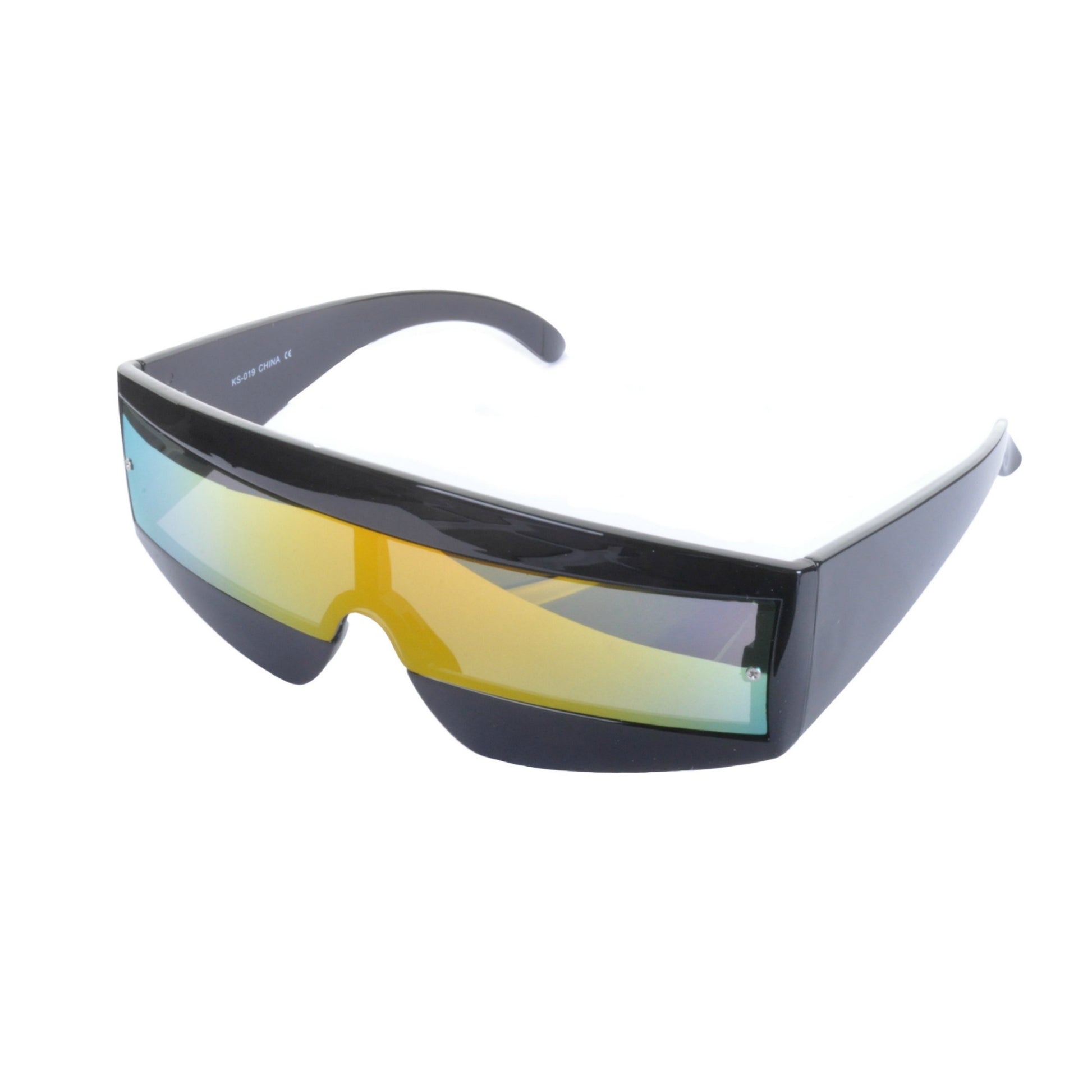 80s Sci Fi Visor Wrap Around Sunglasses