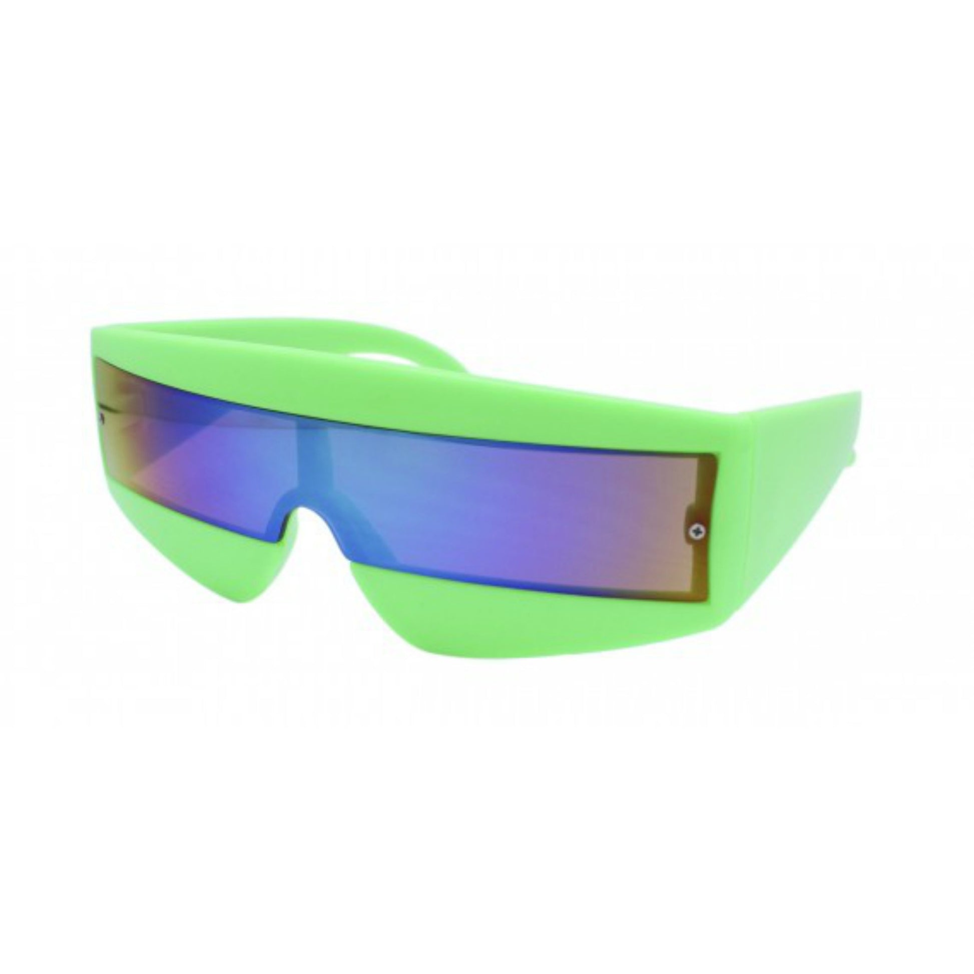80s Sci Fi Visor Wrap Around Sunglasses