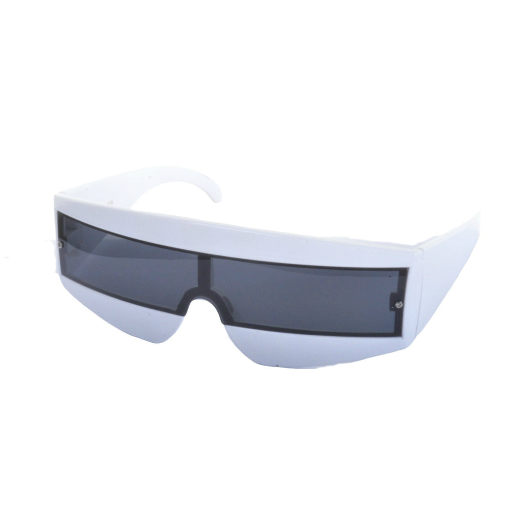 80s Sci Fi Visor Wrap Around Sunglasses