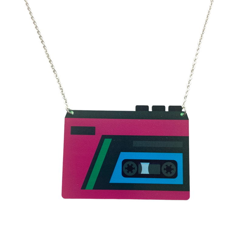 Retro 80's Walkman Necklace by Love Boutique