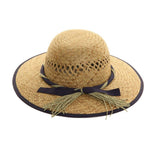 Wide Brim Straw Hat - Minimum Mouse