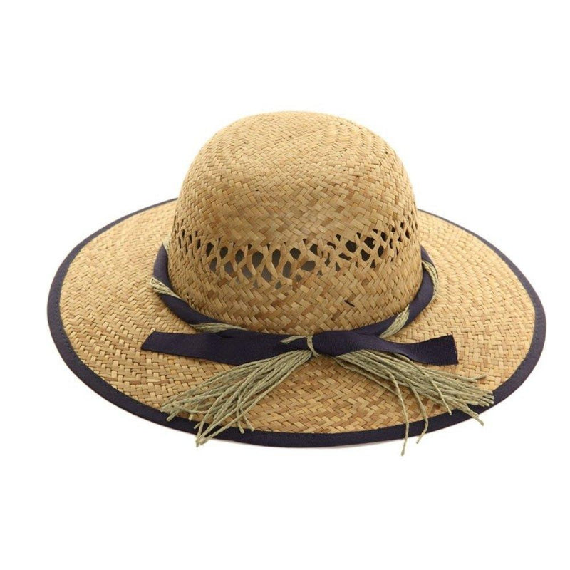 Wide Brim Straw Hat - Minimum Mouse