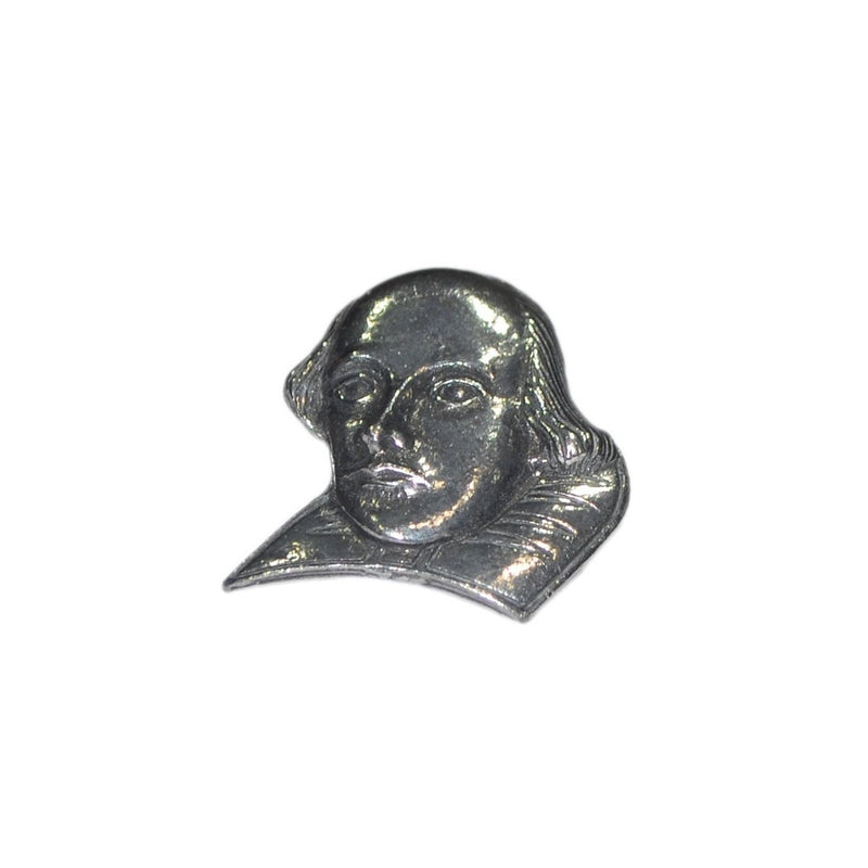 William Shakespeare Pewter Lapel Pin Badge - Minimum Mouse