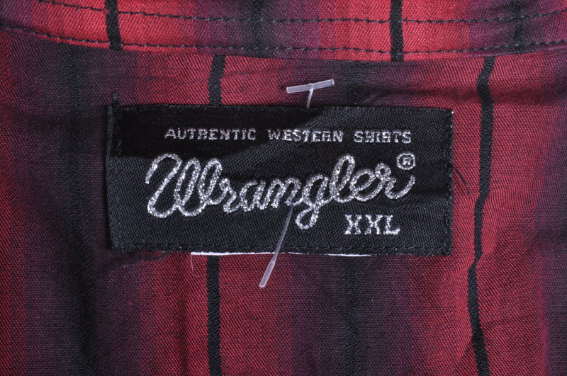 Wrangler Striped Western Shirt XXL - Minimum Mouse