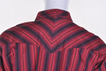 Wrangler Striped Western Shirt XXL - Minimum Mouse