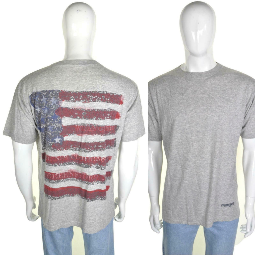 Wrangler Vintage US Flag T Shirt M - Minimum Mouse