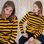 Yellow and Black Stripe Jumper by Run and Fly - Minimum Mouse