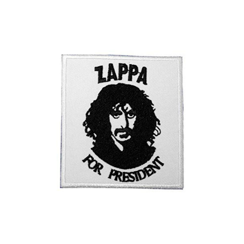 Zappa For President Iron On Patch - Minimum Mouse
